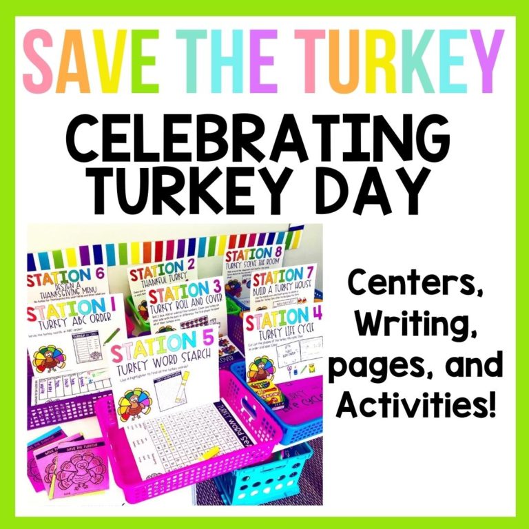 Turkey Day Stations – Classroom Thanksgiving Activities