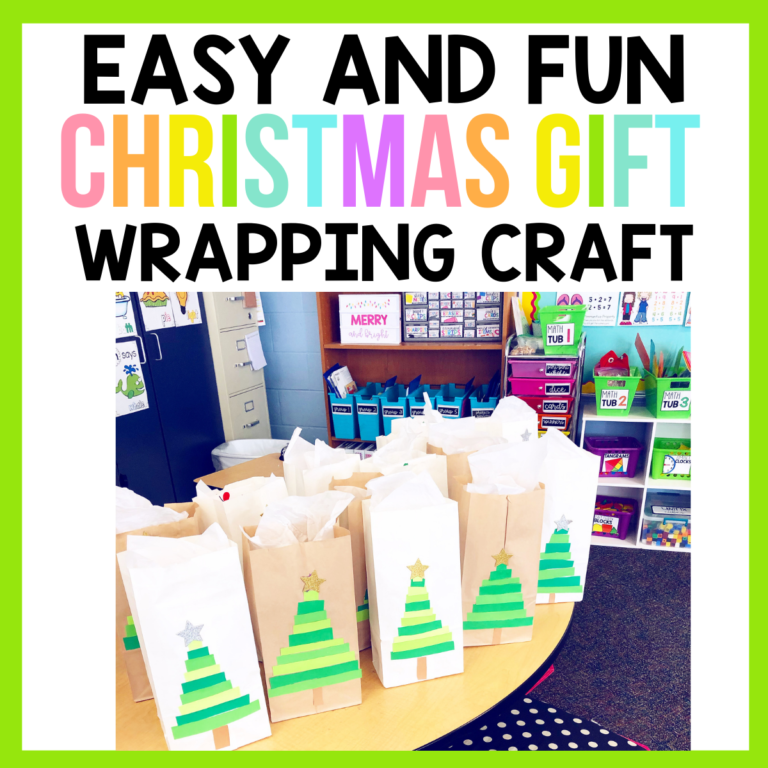 Christmas Tree Gift Wrapping Craft