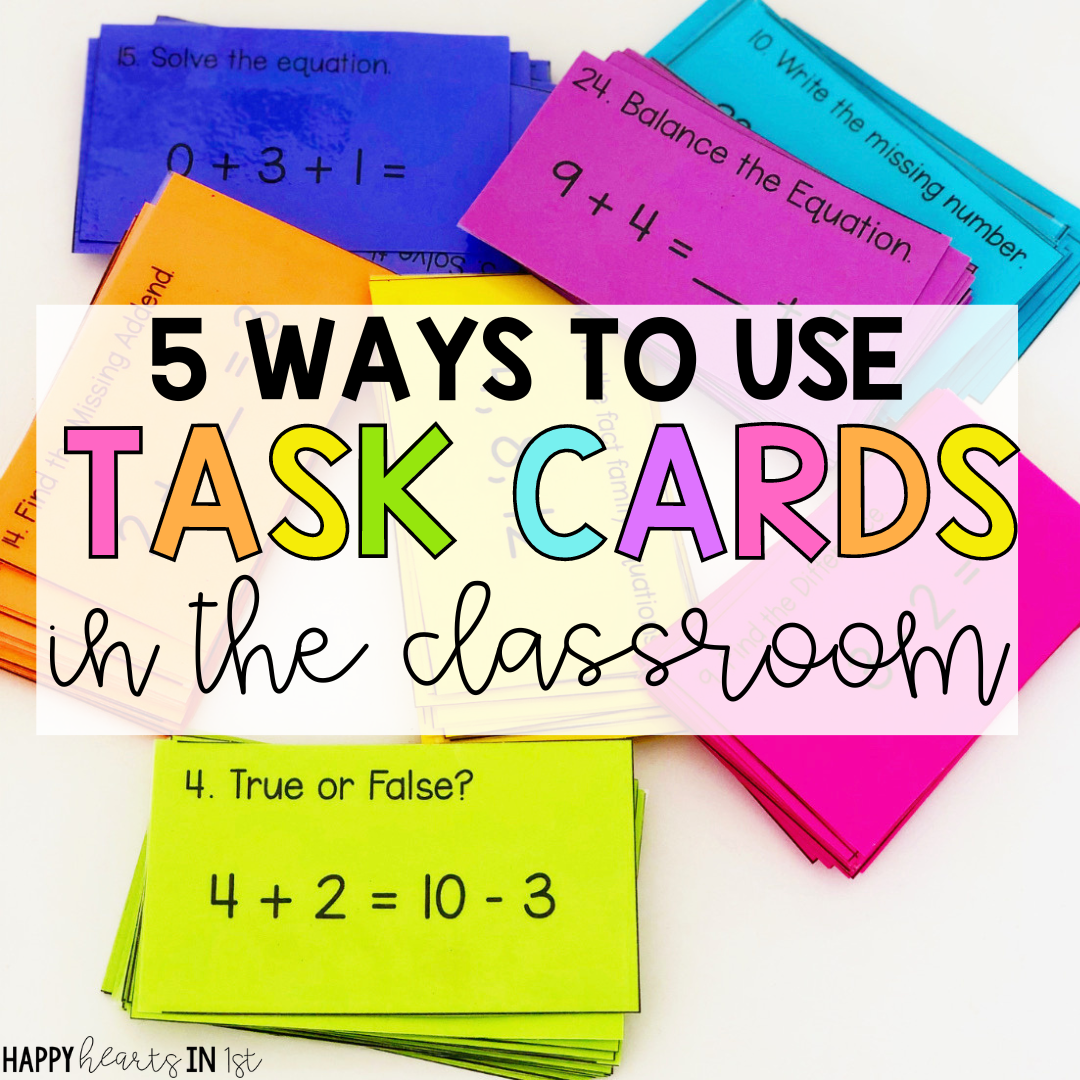 task cards in the classroom activities and ideas