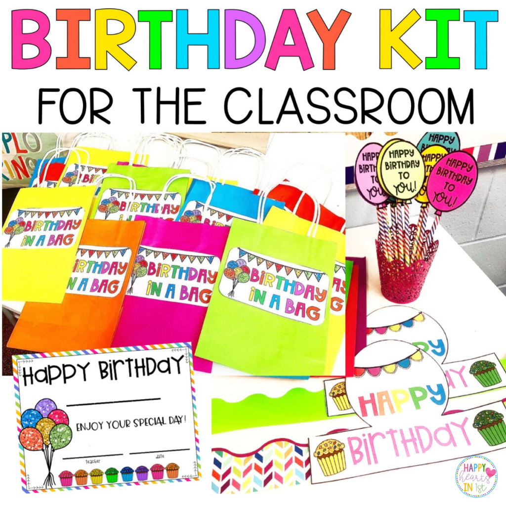 Looking for some simple, low-prep ideas for celebrating student birthdays in the classroom? Check out these fun ways to make your students birthdays extra special! Plus grab some birthday freebies to use all year long! 