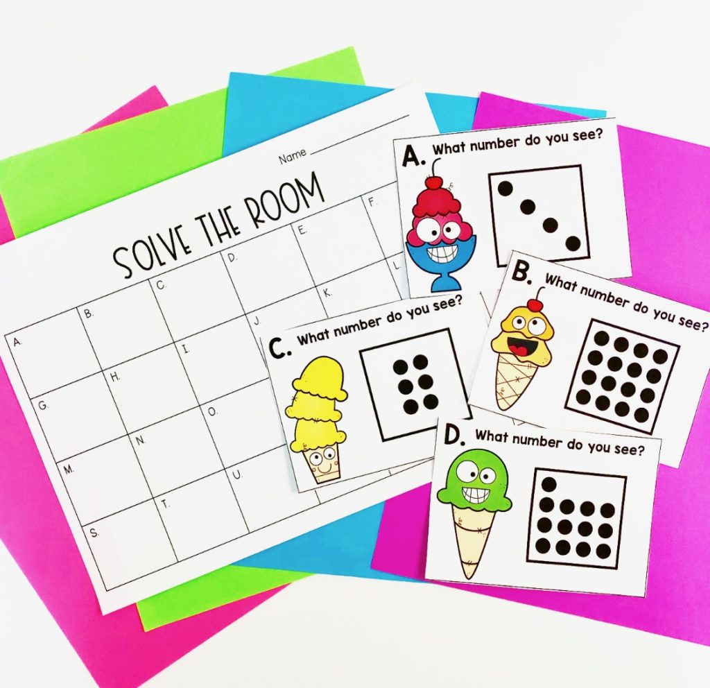 Favorite First grade back to school activities math center activity