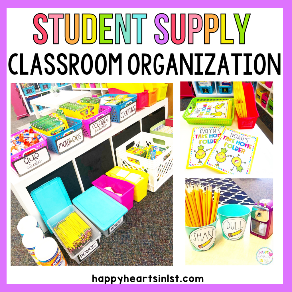 My Favorite Classroom Organization Systems - Happy Hearts in 1st