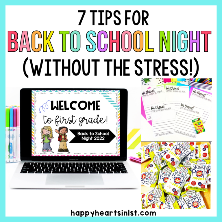 Back to School Night Tips (without the stress!)