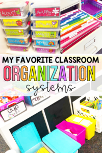 My Favorite Classroom Organization Systems - Happy Hearts in 1st