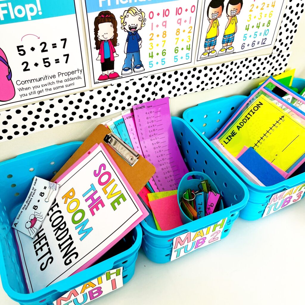 Math centers guided math rotations math groups set-up ideas and tips