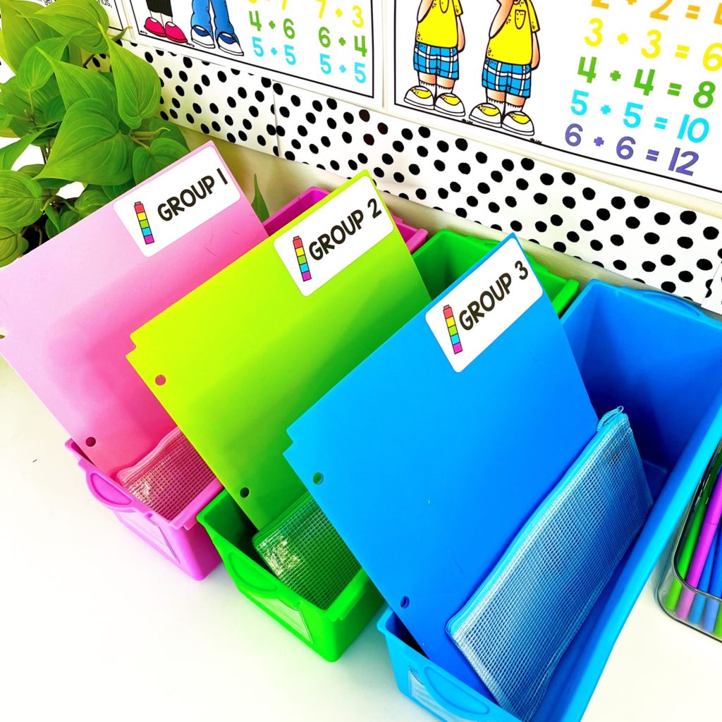 Small Group classroom organization