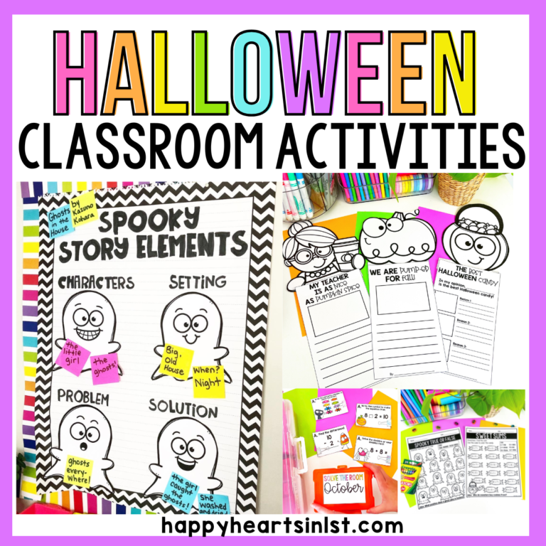 Halloween Classroom Activities in First Grade