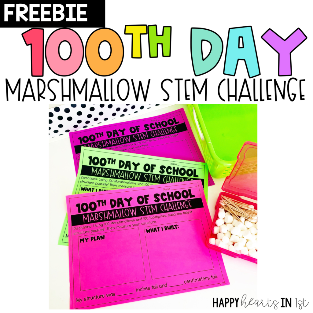 100th Day of School STEM Activity