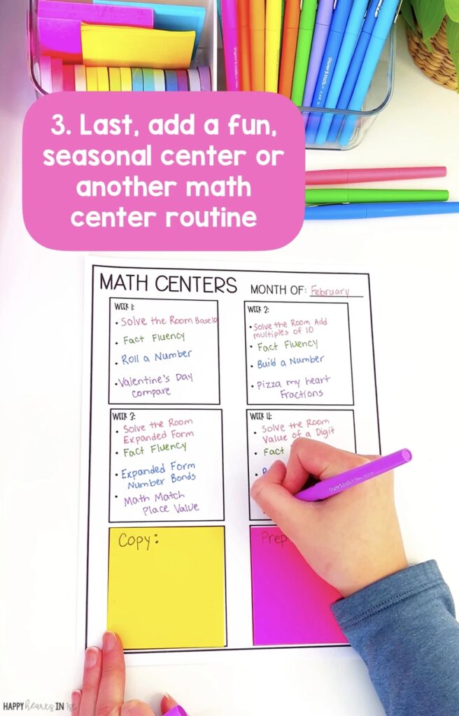 Math Centers First Grade Planning math centers free planning sheet