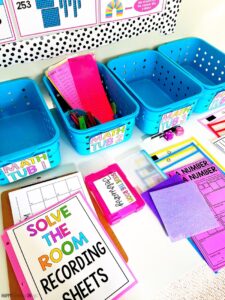 Guided Math in First Grade - Happy Hearts in 1st