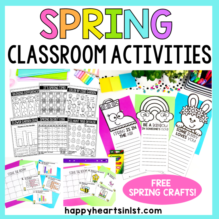 Spring Classroom Activities in 1st Grade