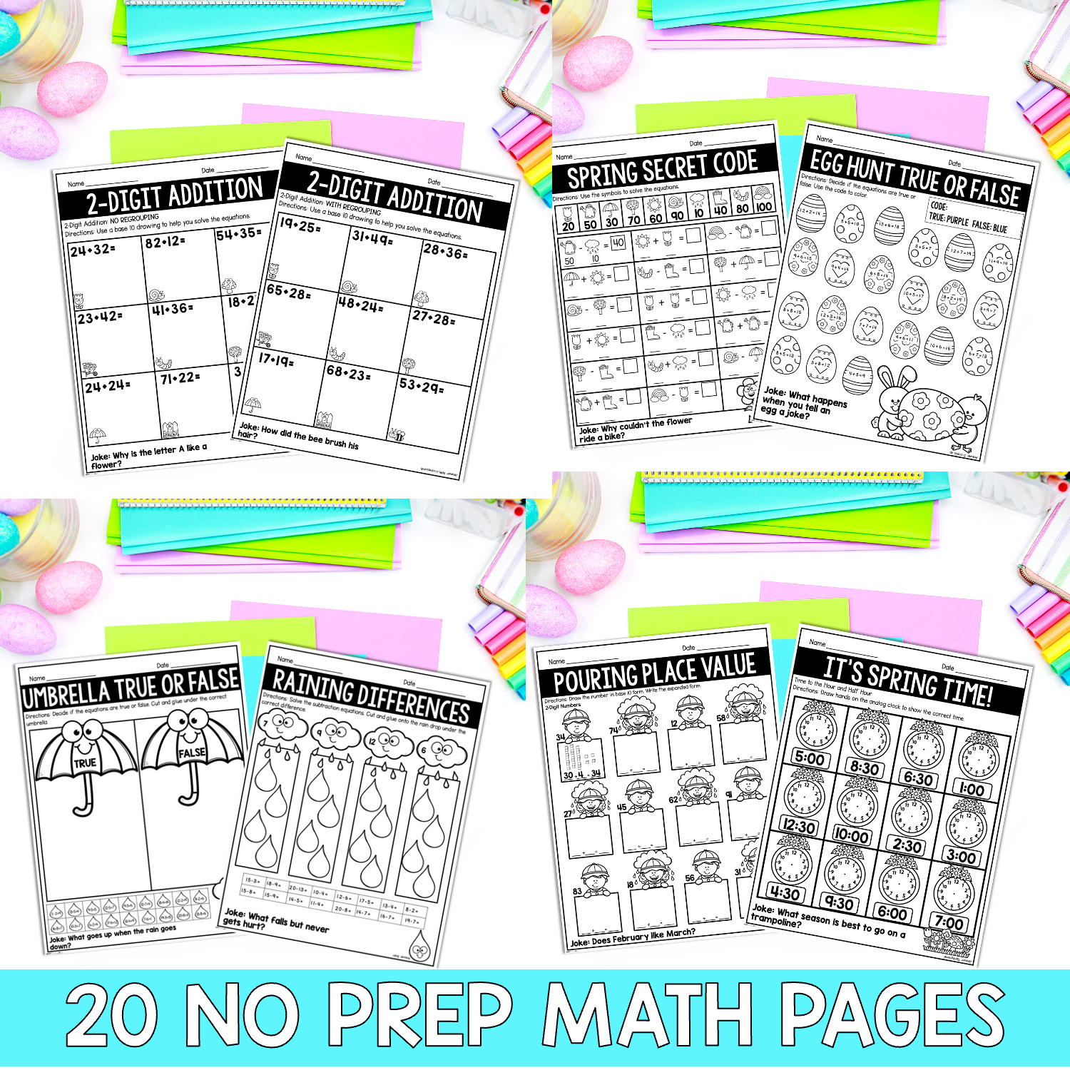 Spring Classroom Activities in 1st Grade - Happy Hearts in 1st