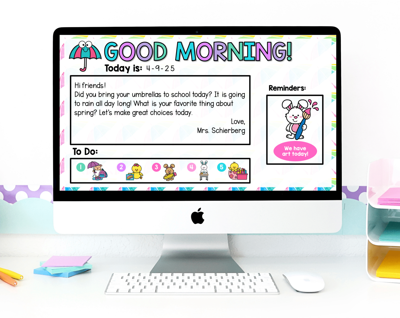 Spring Classroom Activities in 1st Grade - Happy Hearts in 1st