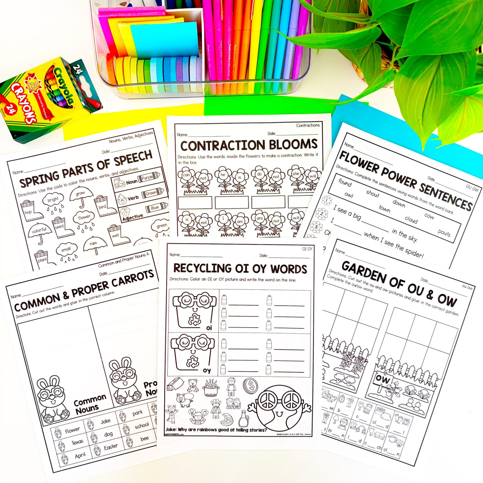 Spring Classroom Activities in 1st Grade - Happy Hearts in 1st