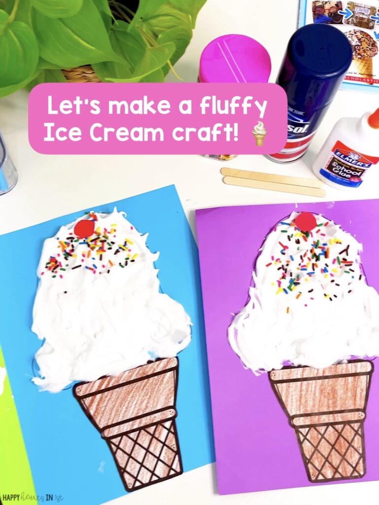 ice cream craft 1st grade ice cream activities first grade 