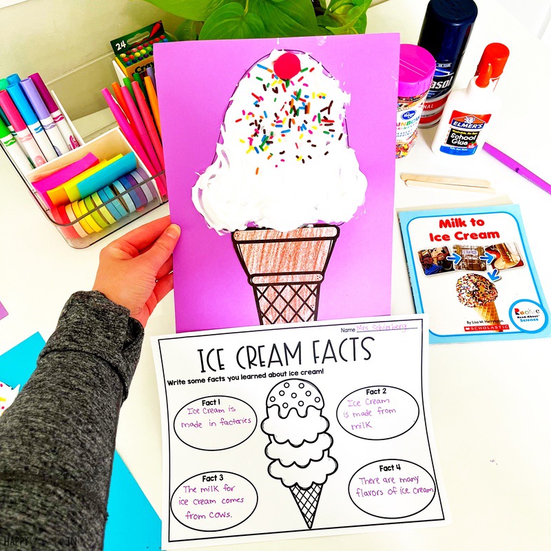 ice cream craft 1st grade ice cream activities first grade 