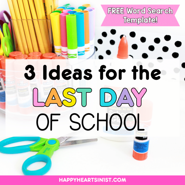 last day of school ideas for 1st grade