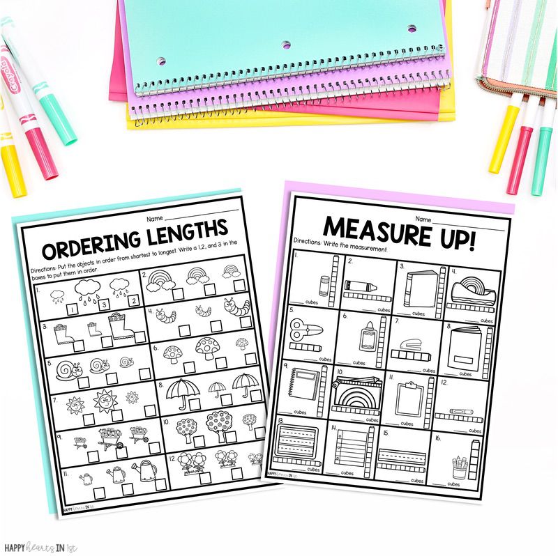 nonstandard measurement worksheets 1st grade guided math small group instruction first grade hands-on activities for measuring with nonstandard units