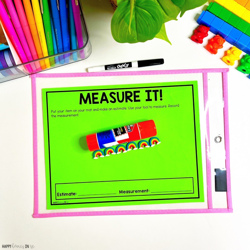 nonstandard measurement guided math small group instruction first grade measuring with nonstandard units