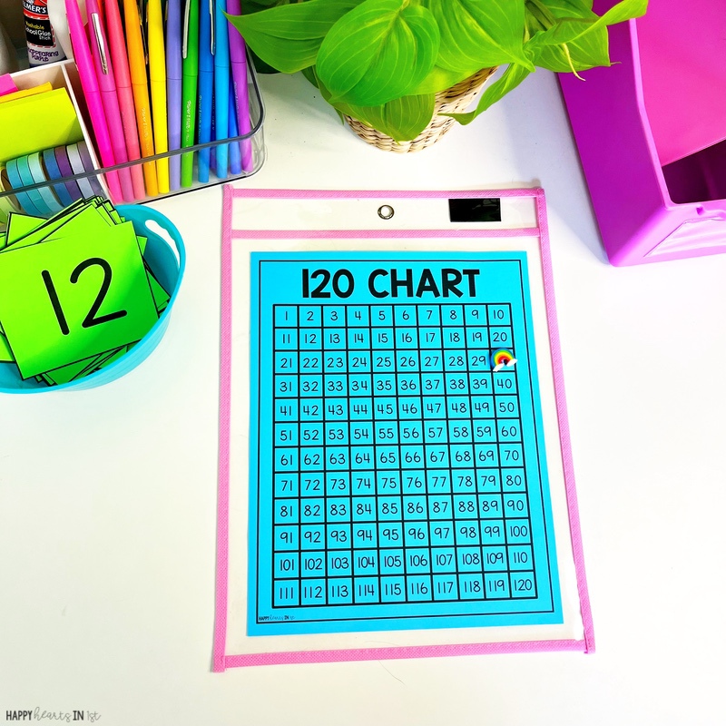 120 Chart Small Group Math Activity First Grade Number Sense