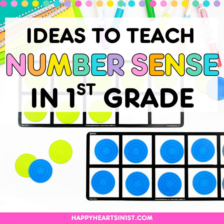 Number sense 1st grade activities lessons and ideas happy hearts in 1st