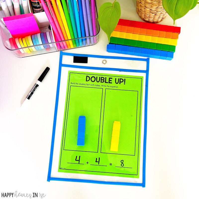 doubles facts addition strategies 1st grade