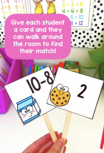 Whole Group Math Mini Lesson in 1st Grade - Happy Hearts in 1st