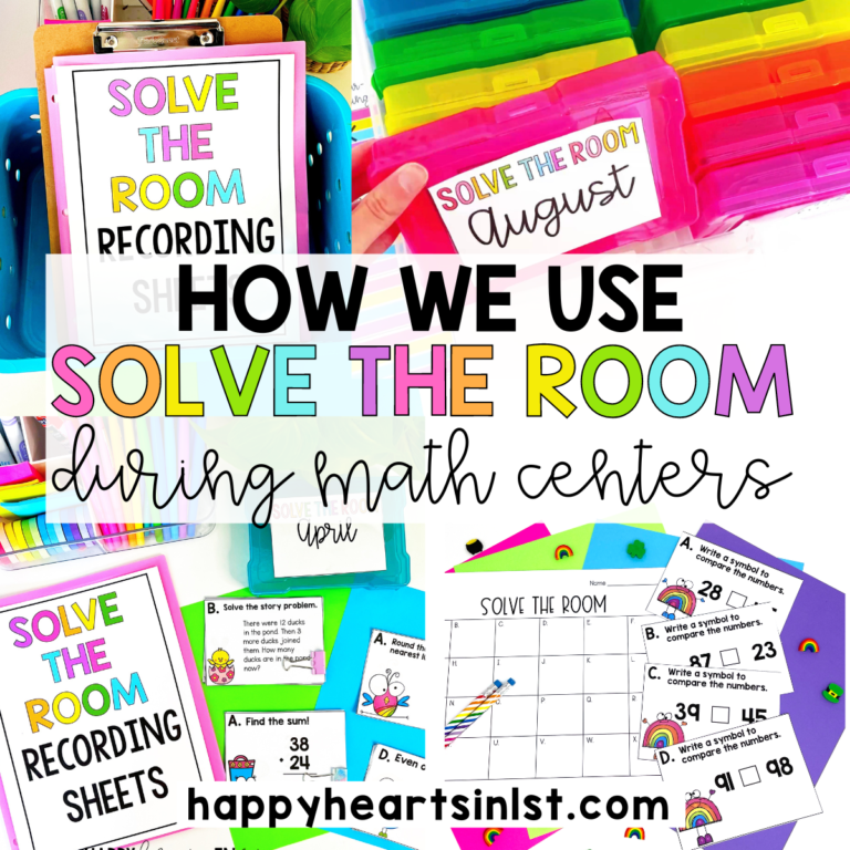 Solve the Room : The Math Centers Activity You Need to Try