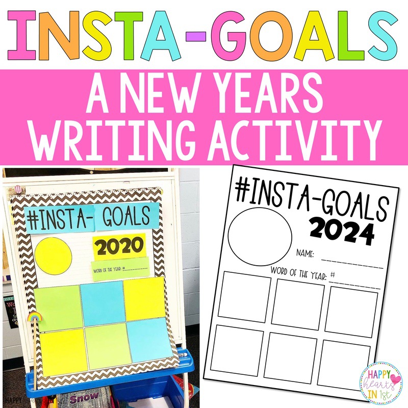 New Years Writing Activity and goal setting for after winter break in the classroom