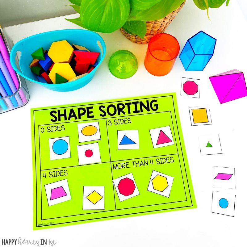 2d and 3d shapes hands on activities math small groups first grade