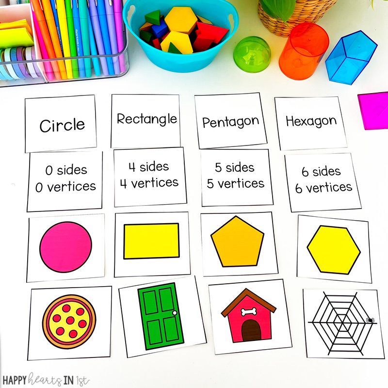 2d shapes activities for 1st grade