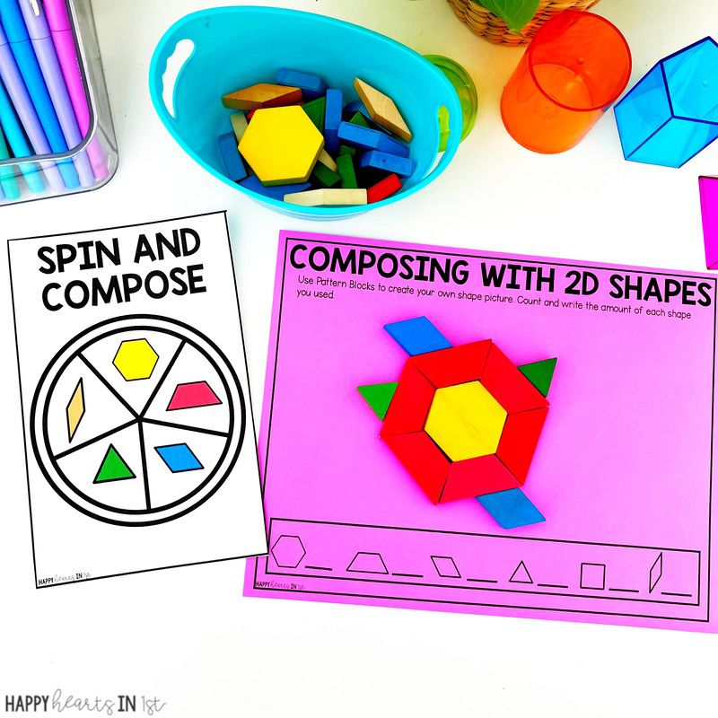 2d and 3d shapes hands on activities math small groups first grade