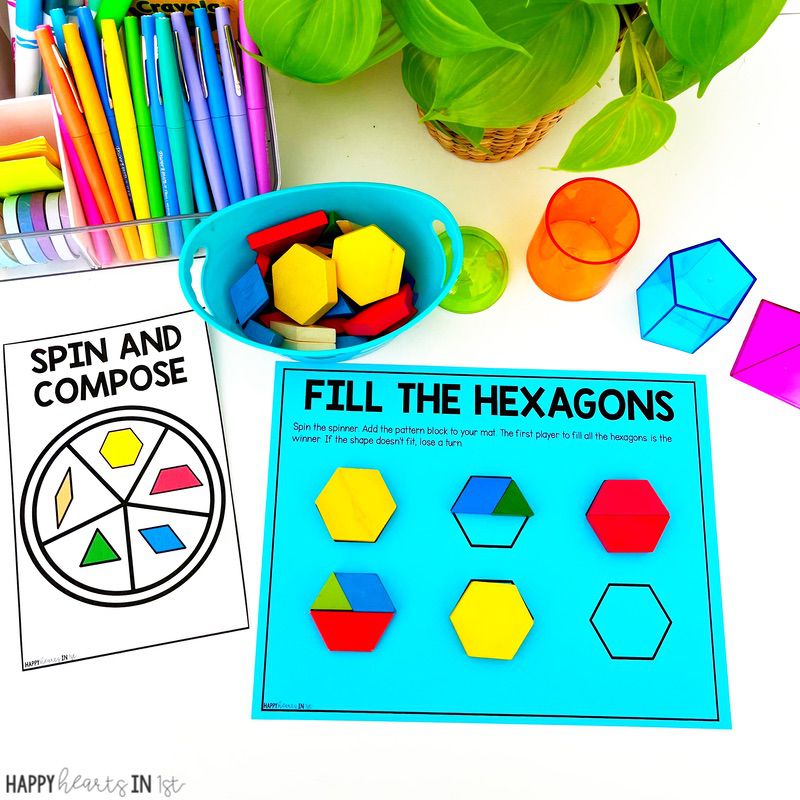 2d and 3d shapes hands on activities math small groups first grade