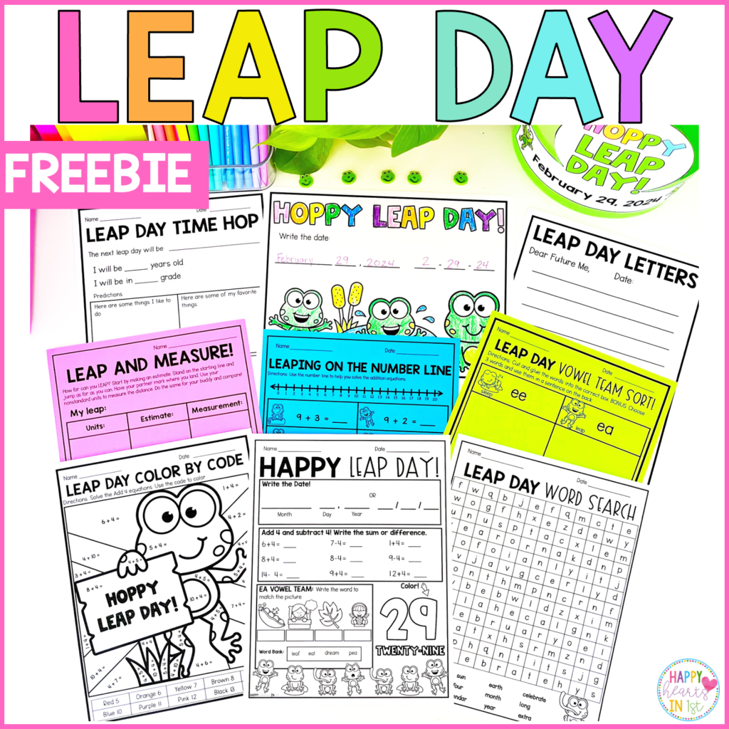 Leap Day 2024 activities for kids free 