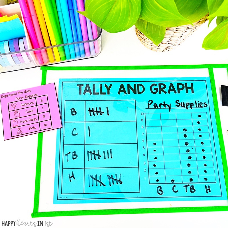 tally and graph data and graphing activity 1st grade bar graph tally chart small groups guided math