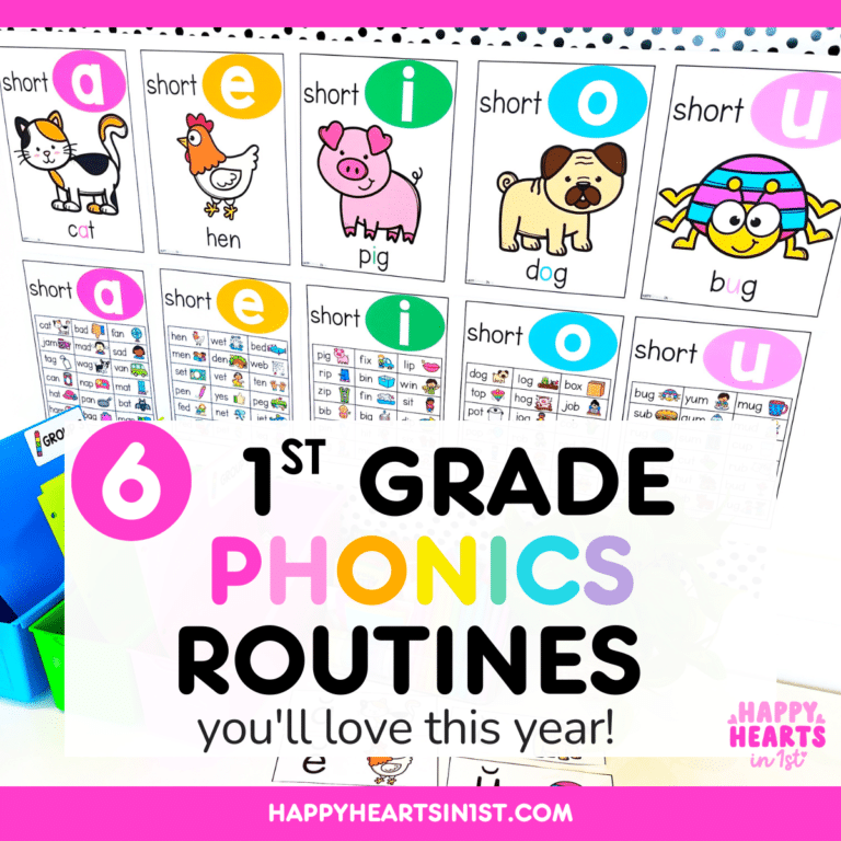 6 1st Grade Phonics Routines you’ll Love this Year