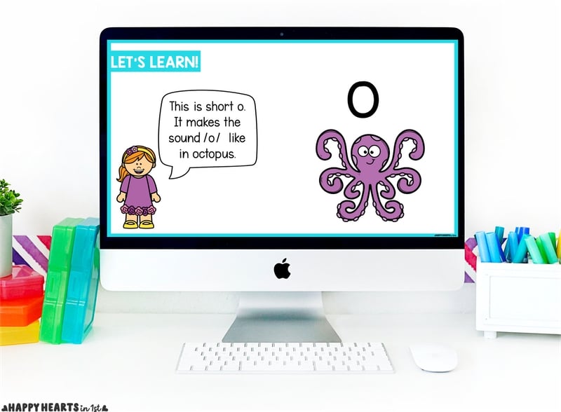 phonics slides 1st grade science of reading SOR phonics lessons