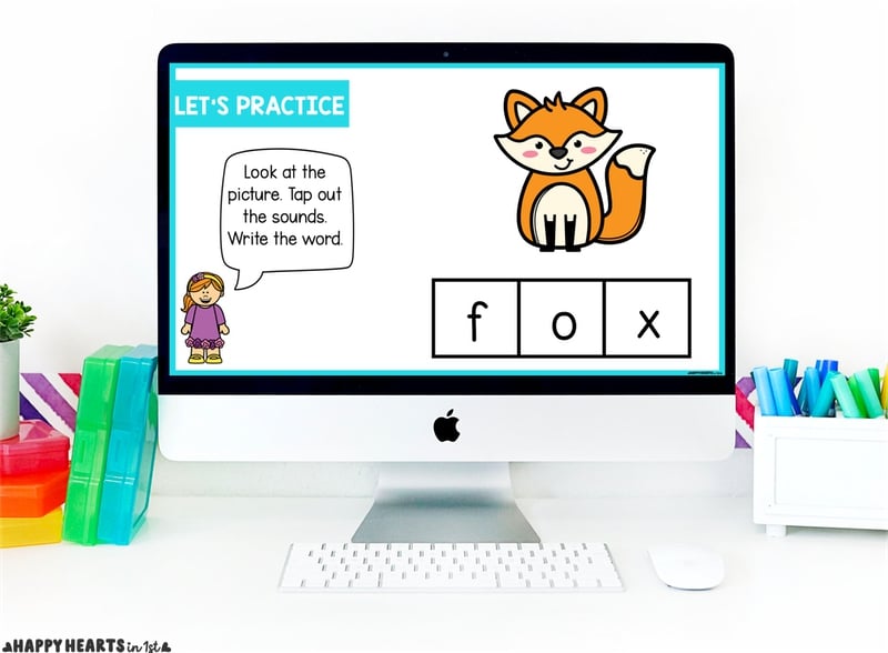 phonics slides 1st grade science of reading SOR phonics lessons