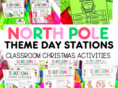 North Pole Day Stations - Classroom Christmas Activities