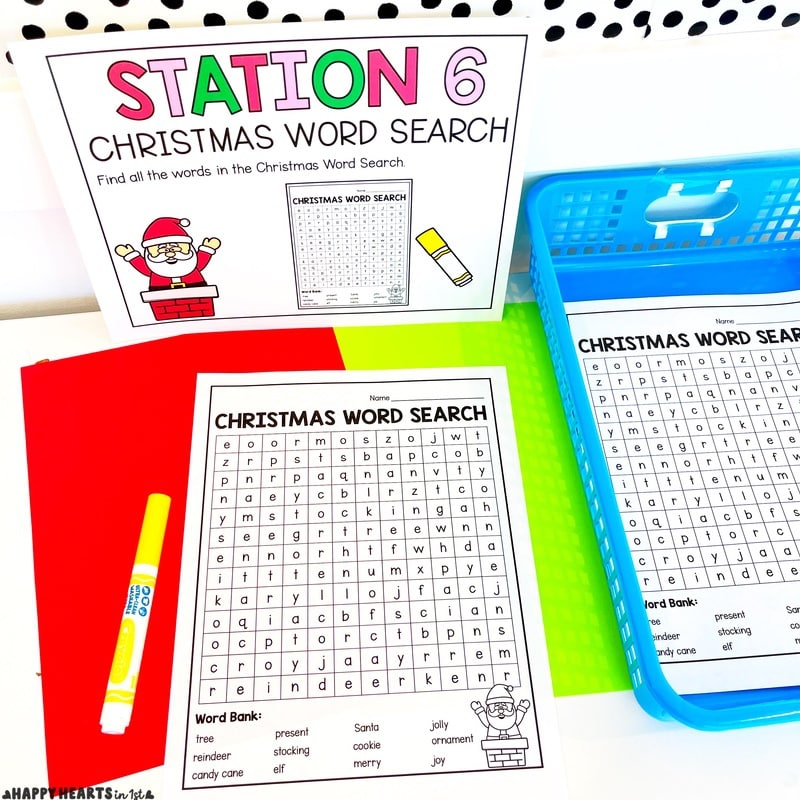 classroom christmas activities 1st grade north pole stations centers theme day