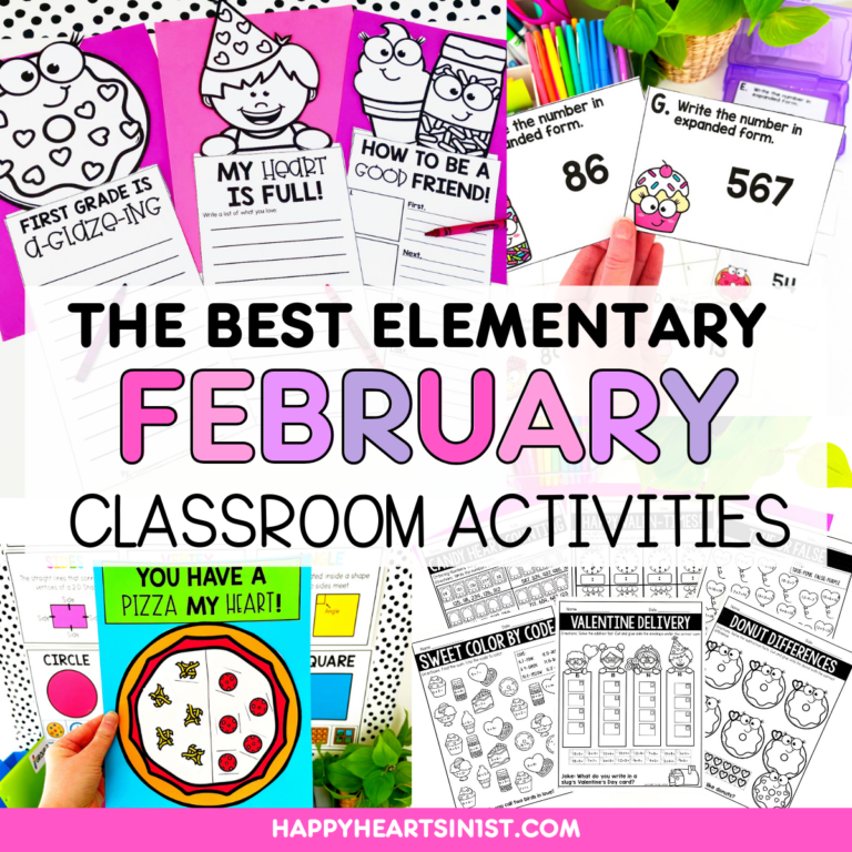 February Classroom Activities for Elementary