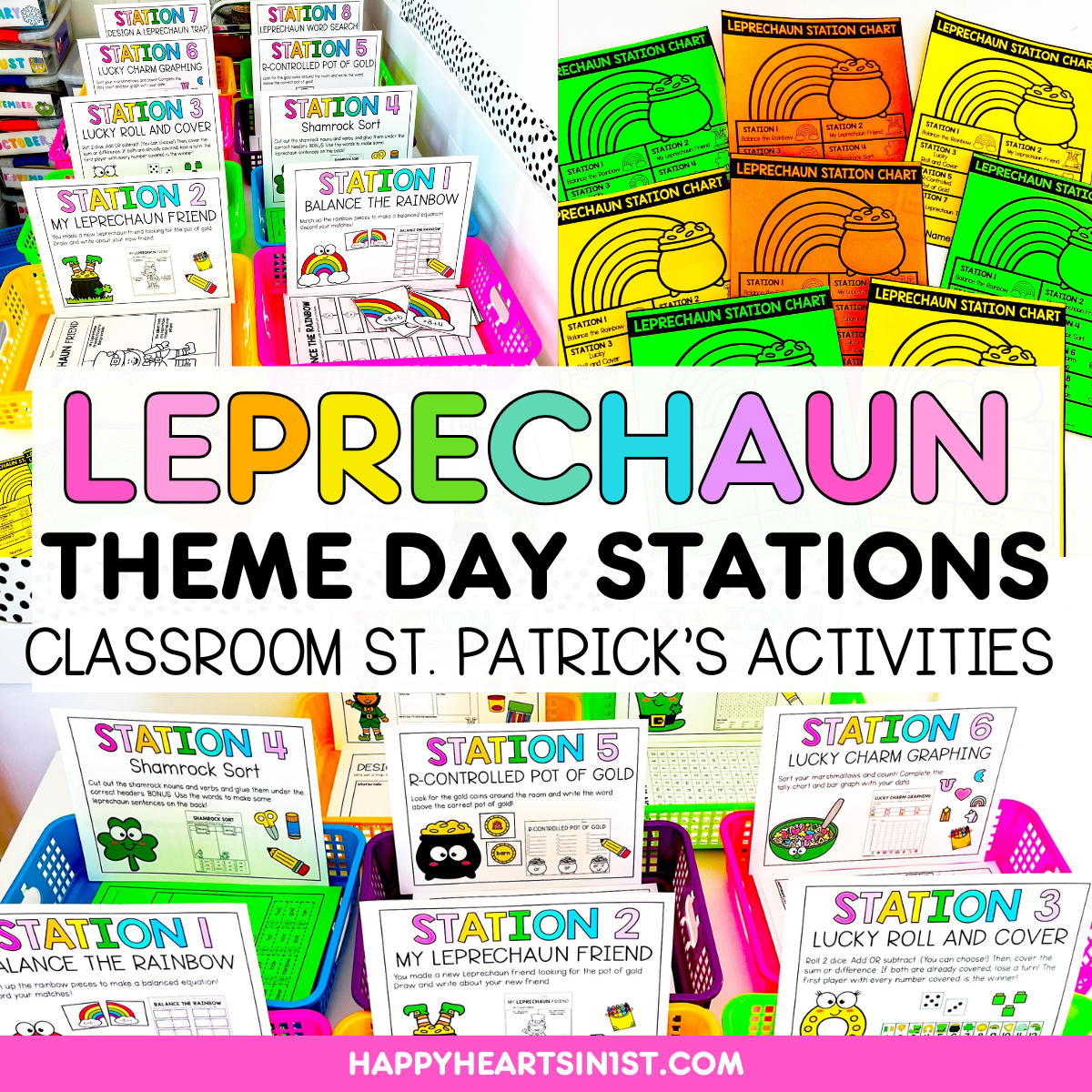 St. Patrick's Day Activities for the Classroom 1st Grade Leprechaun Theme Day