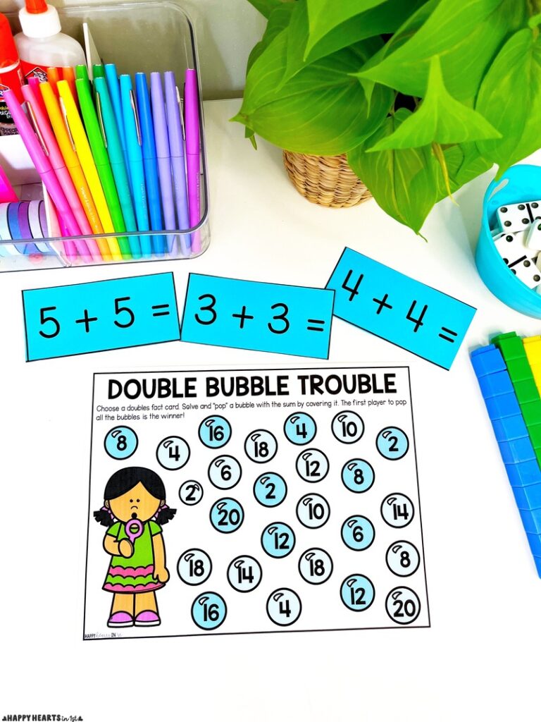Doubles and Doubles +1 Math Center
