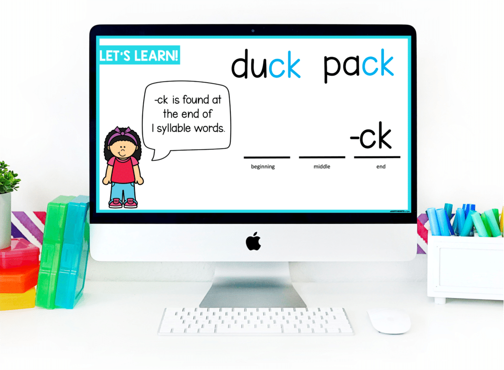 phonics lessons 1st grade slides