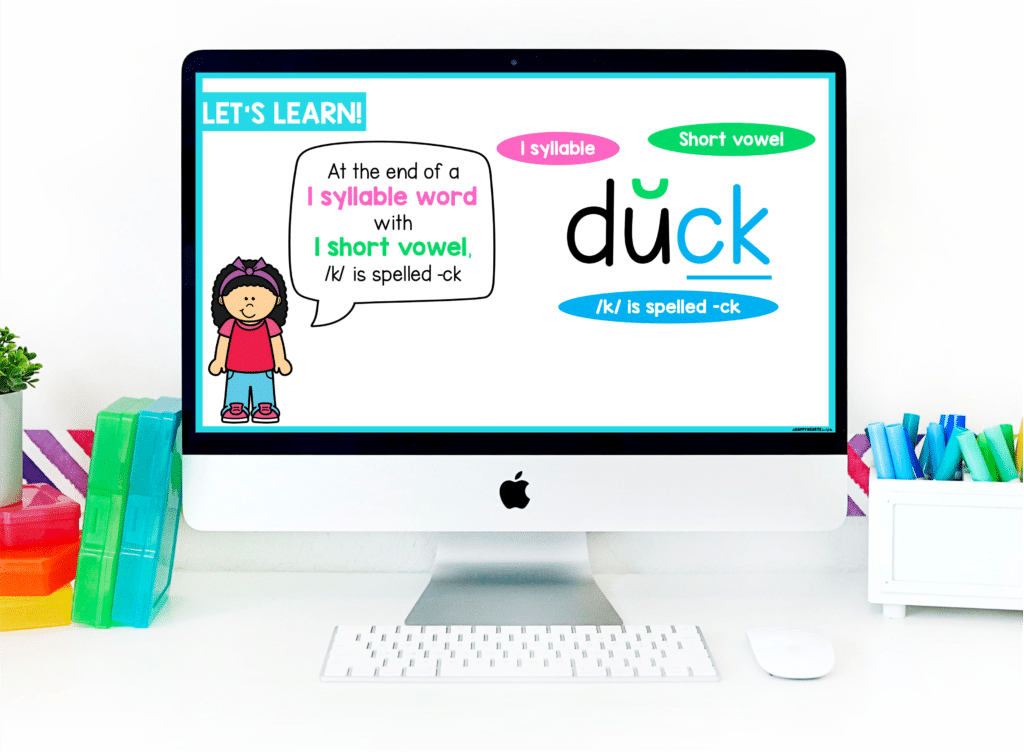 phonics lessons 1st grade slides