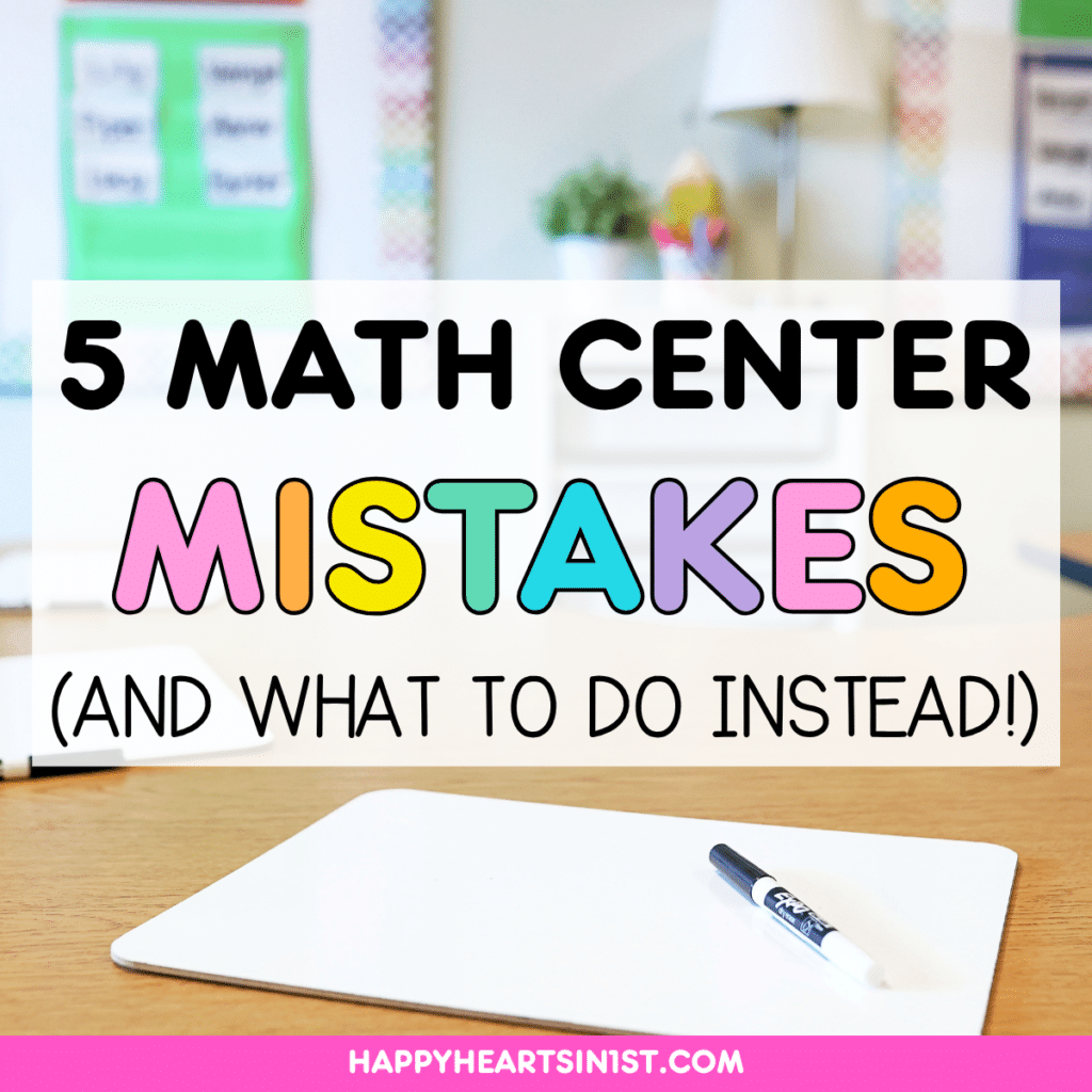 math centers 1st grade