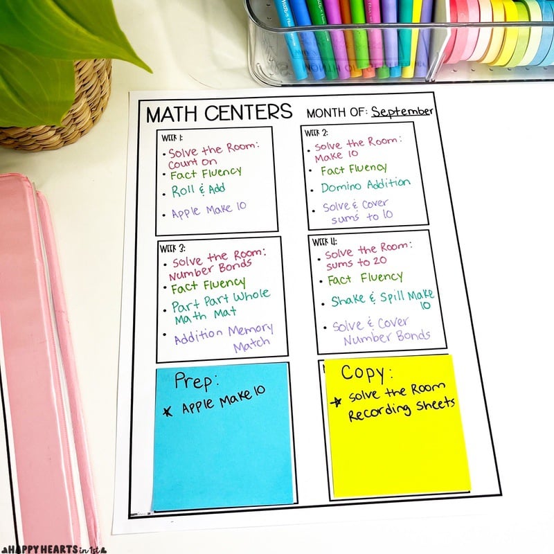 math centers 1st grade activities games ideas for grade one