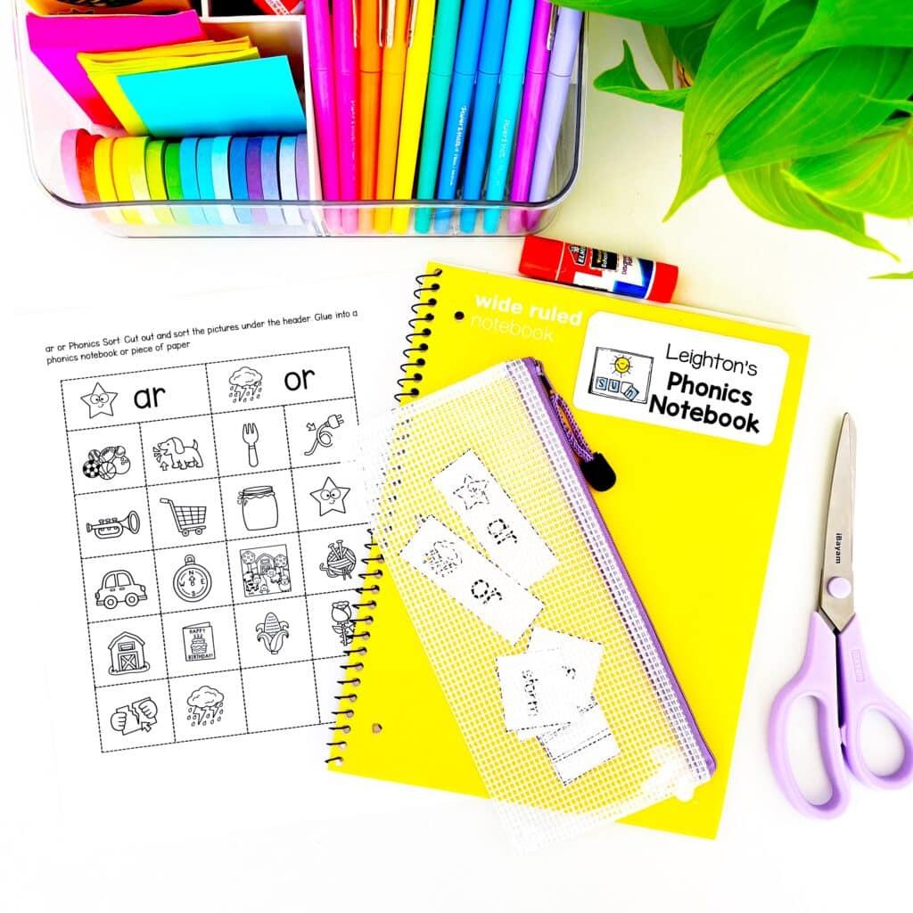 1st grade phonics sorts posters and activities