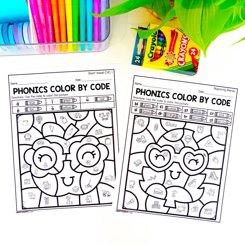 Phonics Color by Code REVIEW